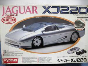 ▲整理91▲KYOSHO ジャガーXJ220 1/10 JAGUAR RC 4WDスポーツカー 京商 4260▲ジャンク/現状