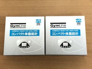 未使用♪ GymLine ジムライン コンパクト体脂肪計 2個セット 送料無料♪