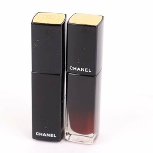 シャネル リップカラー ルージュアリュールラック74 2点セット まとめて コスメ やや難有 レディース CHANEL