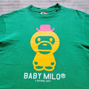 【美品】A BATHING APE BABY MILO 半袖Tシャツ 正規品 Mサイズ