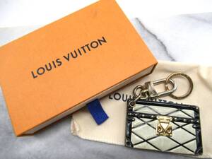 ★【B送900円】1265　LOUIS VUITTON　ルイヴィトン　トランクプティットマル　キーリング　キーホルダー　ストラップ　ゴールド金具