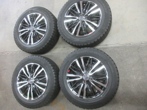 SMACK AME アルミ 14インチ 14X5.5J +43 4H PCD100・2020年製 175/65R14 WINTERMAXX スタッドレス付 4本 ノート