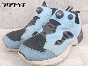 ◇ Reebok INSTAPUMP FURY ROAD MT BD1498 エアー抜けあり スニーカー シューズ サイズ26cm ブラック ブルー メンズ