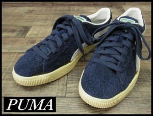 送無 未使用保管品 PUMA プーマ 394832-01 SUEDE VTG THE NEVERWORN II 目付きプーマ スエード ヴィンテージ 加工 スニーカー Navy 26.5 ①