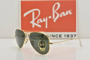 ★新品・正規輸入品！Ray-Ban レイバン RB3025 W3400 AVIATOR アビエーター トップガンマーヴエリック トムクルーズモデル★