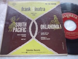 【US盤7】「Frank Sinatora/SOUTH PACIFIC,OKLAHOMA」Columbia