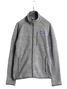 15年製 パタゴニア ベターセーター ジャケット メンズ S / 古着 Patagonia アウトドア フリース フルジップ ブルゾン ニット ハイネック 灰