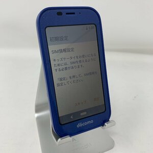 【中古美品/箱あり】SHARP/キッズケータイ SH-03M/8GB/Blue/34335