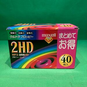 ★保管品/未使用品★日立 maxell 2HD ウルトラフロッピー MF2-256HD 3.5型フロッピーディスク ４０枚セット