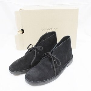 Clarks クラークス BUSHACRE2 デザートブーツ ブラックスエード 表記サイズ 8・1/2（26.0cm) 靴 シューズ 未使用品☆◆1