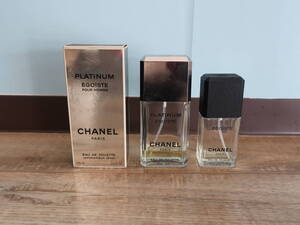 ★人気 CHANEL 香水 EGOISTE EGOISTE PLATINUM ２点セット シャネル エゴイスト エゴイストプラチナム 50ml 100ml 残少 ブランド