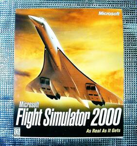 【4551】Microsoft Flight Simulator 2000 English マイクロソフト フライトシミュレータ 英語版(アメリカ/カナダ用) 操縦シミュレーション