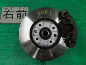 プジョー 308 ABA-T7C5F02 右FナックルハブASSY CC プレミアム㊨ -