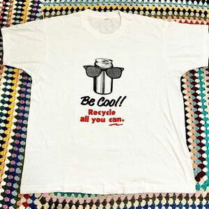 80s 80年代 ヴィンテージ シャレ ジョーク プリントTシャツ Tシャツ XLサイズ USA製 シングルステッチ アートT アートTシャツ screen star