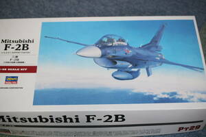 ハセガワ 1/48 三菱 F-2B　PT２９　※ 定形外送料 ￥７１０、 ゆうパック８０サイズ