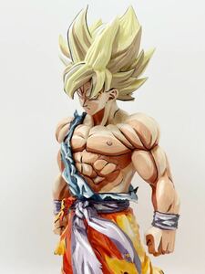 孫悟空 二次元彩色 リペイント フィギュア スーパーサイヤ人 ドラゴンボール 一番くじ フルリペイント 超サイヤ人 