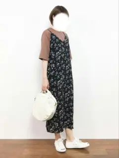 ■美品■Rope Picnic ロペピクニック 着丈調節 ロングキャミワンピ L