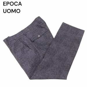 EPOCA UOMO エポカ ウォモ 春夏 ウォッシャブル★ クールドッツ ストレッチ スラックス パンツ Sz.48　メンズ　I4B00569_3#P