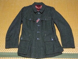 WW2 ドイツ軍　親衛隊　M42　戦闘服　上着レプリカ　中古ジャンク品/Sサイズ