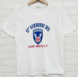 7T1708【クリックポスト対応】ヘラーズカフェ 11TH AIRBORNE DIV 半袖Tシャツ HELLER