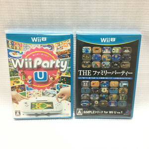 WiiU ソフト Wii パーティ U Wii Party U + THE ファミリーパーティー 2本セット SIMPLE シリーズ for Wii U Vol.1 WiiPartyU 美品