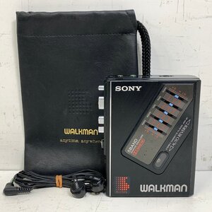 【ジャンク】SONY WM-60＜再生NG＞ソニー WALKMAN ウォークマン 黒 ブラック MADE IN JAPAN □