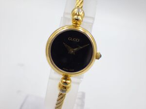 355925【1円スタート】GUCCI グッチ 稼動品 2700.2.L. バングルウォッチ レディース 時計 クオーツ ケース18mm