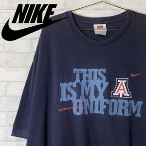 NIKE ナイキ ビッグシルエット アリゾナ フットボール Tシャツ/XXL