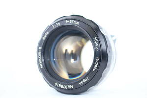 ★極上外観★ニコン NIKON NIKKOR-S Auto 55mm F1.2 ★動作OK★#A358