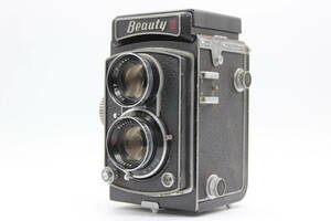 【訳あり品】 Beauty III F.C 7.5cm F3.1 二眼カメラ s6528