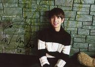 中古生写真(男性) ☆BOYFRIEND/MIN WOO(ミヌ)/直筆サイン入り・横型・2Lサイズ/RAMPO chronicle 特別公演「怪人二十面相」ミ