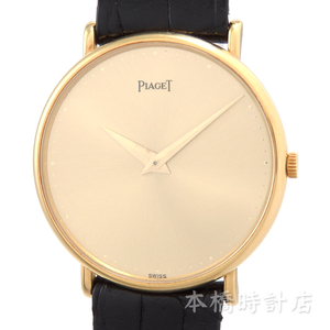 【中古】K18YG　ピアジェ　PIAGET　9035　手巻き　シャンパン文字盤　OH済み