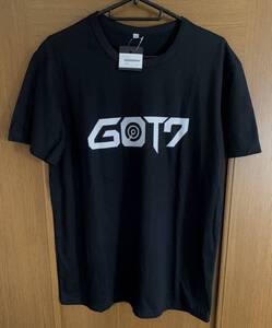 Tシャツ 半袖 黒 女性 Lサイズ　 ガットセブン GOT7 ブラック & ホワイト