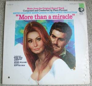 Piero Piccioni『More Than A Miracle (Music From The Original Sound Track)』LP Soft Rock ソフトロック