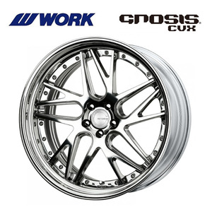 送料無料 ワーク GNOSIS CVX STEP RIM ミドルコンケイブ STANDARD Adisk 10.5J-20 +58～－34 5H-114.3 【2本セット 新品】