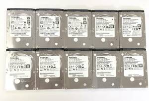 S4121331 TOSHIBA 500GB SATA HDD 2.5インチ 10点【中古動作品】..