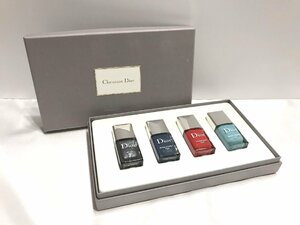 ■【YS-1】 ディオール Christian Dior ■ ヴェルニ ネイルエナメル 10ml 4点セット 401 747 797 807 ■ 残量90% 【同梱可能商品】■D