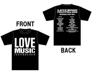 LOVE MUSIC FESTIVAL 2019 オフィシャルTシャツ 森高千里 BiSH The BONEZ GLIM SPANKY MY FIRST STORY 東京スカパラダイスオーケストラ