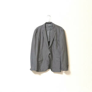 ★PS Paul Smith ポールスミス★メンズ 1B 総裏 テーラード ジャケット スーツジャケット グレー size L2 コットン 管:A:10