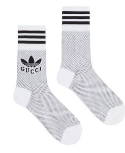 GUCCI×adidasコラボ コットンニット アンクルソックス