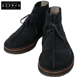 Clarks クラークス BEAMS ビームス別注 40周年記念モデル スエード センターシーム デザート トレック ブーツ UK7 1/2 ブラック