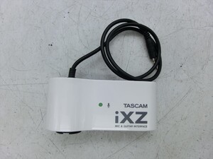 【IJ44-22】【60サイズ】▲TASCAM iXZ マイク＆ギターインターフェース/iPad/iPhone/iPod touch/Androidデバイス用/ジャンク扱い/※傷有