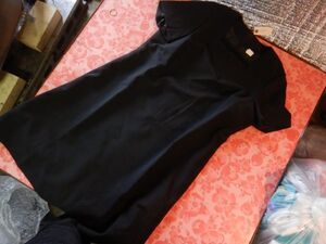 RETRO 女子ブラックフォーマルウエアー012601　SwanyMode SIZE19　ワンピース　ポリ100 女 未使用　日本製　MADE IN JAPAN 昭和レトロ