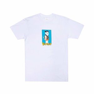 Ripndip Bedrock T-Shirt White S Tシャツ