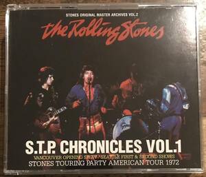 The Rolling Stones / ローリングストーンズ / S.T.P. Chronicles Vol.1 / 4CD / Vancouver Opening Show / Seattle First & Second Shows: