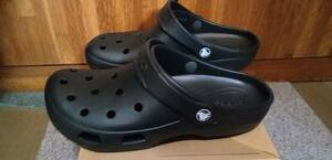 CROCS　クロックス　サンダル　M8　W10　26ｃｍ　黒　※試着程度　箱無し