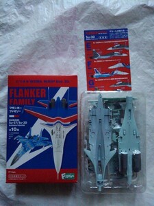 WORK SHOP Vol.35 フランカーファミリー　Su-30 MK1 ロシア空軍 増加試作３号機　戦闘機　1/144 ミニプラ　エフトイズ