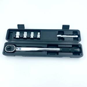 【1円オークション】プレセット型 トルクレンチ 車 タイヤ交換 差込角12.7mm(1/2インチ) 28-210N.m ラチェット 14/17/19/21mm AKO0243