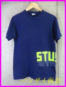 【送料300円可】020m10◆90sヴィンテージ◆アメリカ製◆STUSSY ステューシー Tシャツ S/ジャケット/スエットパーカー/オールド/USA古着