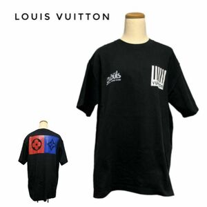 イタリア製　LOUIS VUITTON Tシャツ　ロゴ　黒　XL